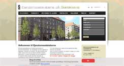 Desktop Screenshot of ejdselskaberne.dk