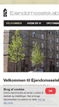 Mobile Screenshot of ejdselskaberne.dk